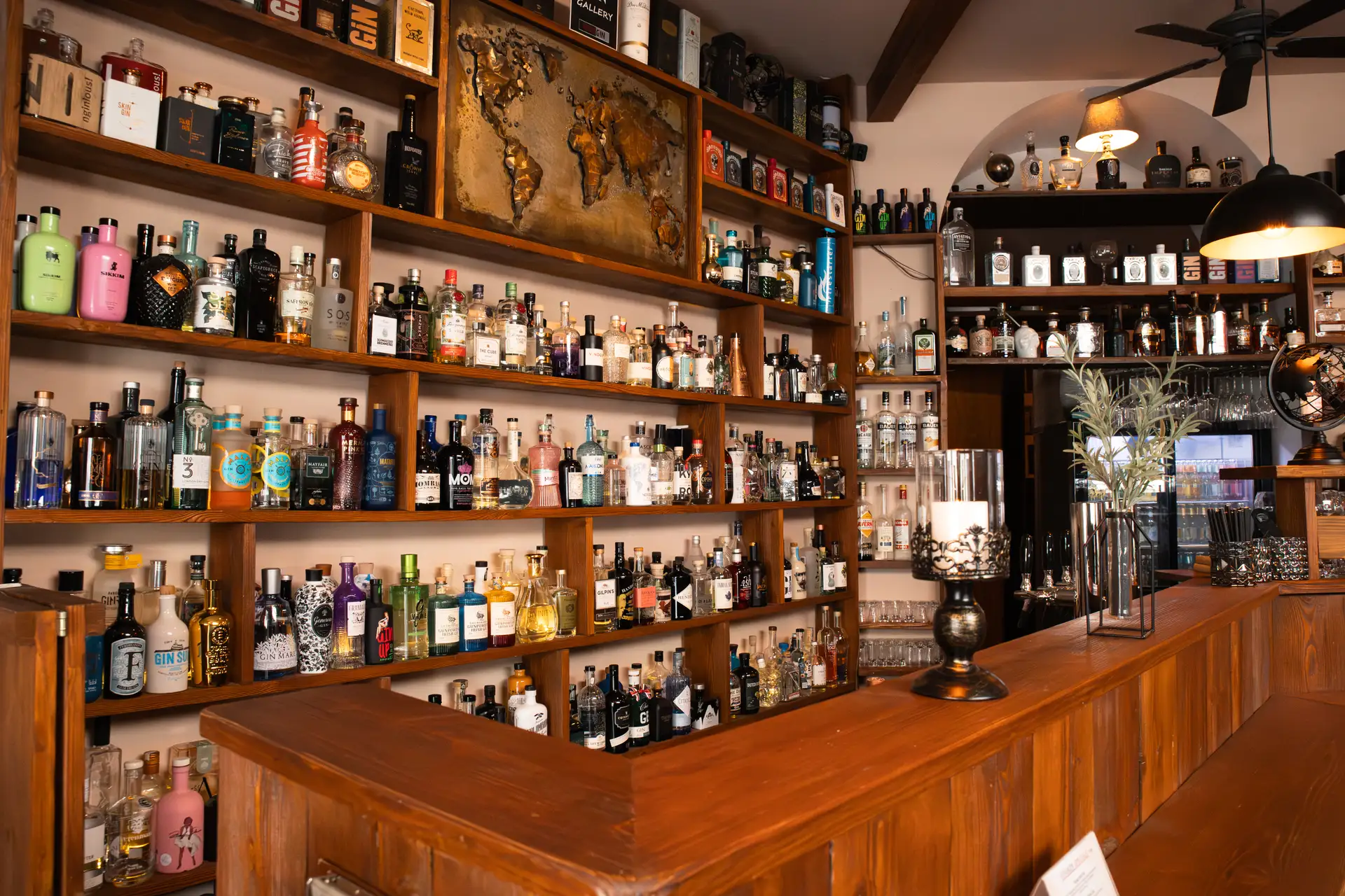 Gin-Auswahl der GIN-Gallery Wien