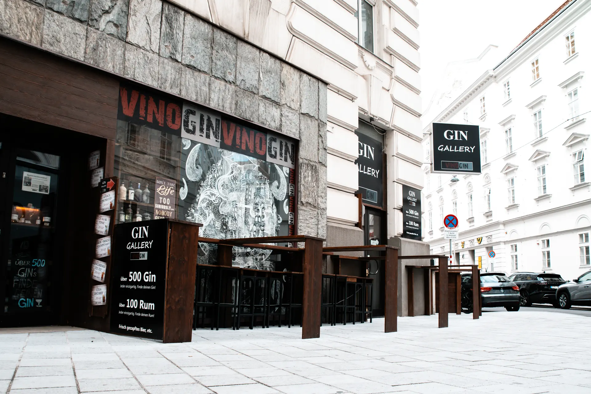 Außenansicht der GIN-Gallery Wien